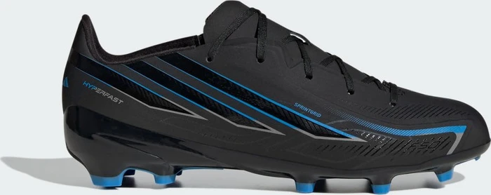 adidas F50 Hyperfast League FG core black/lucid ray blue (Junior)
