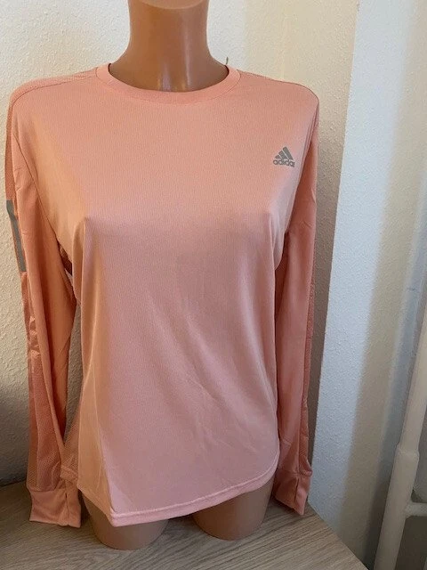 adidas Own The Run Laufshirt langarm ambient blush (Damen)