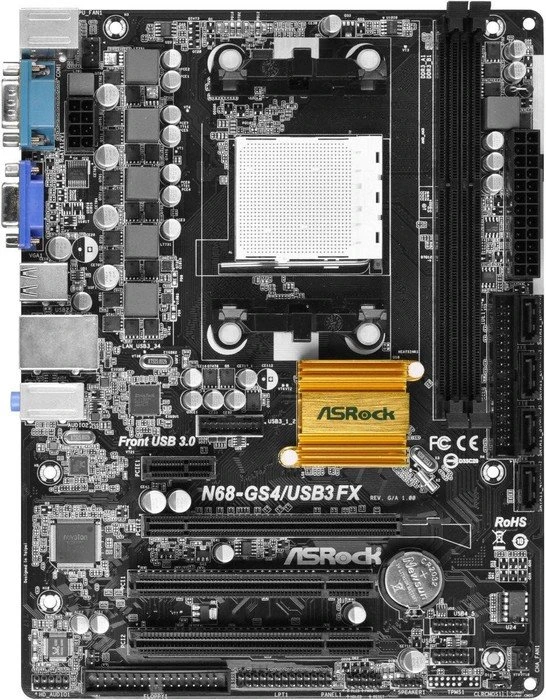 ASRock N68-GS4/USB3 FX (AMD AM3+)