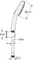 Grohe Tempesta Cube 110 Wandhalterset 3 Strahlarten matt black Vorschaubild