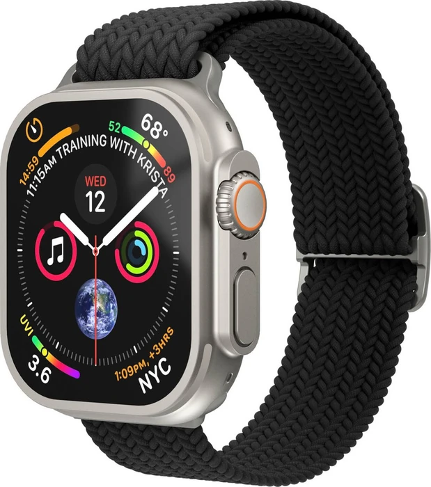 Vonmählen Woven Loop für Apple Watch (40mm/41mm/42mm) schwarz