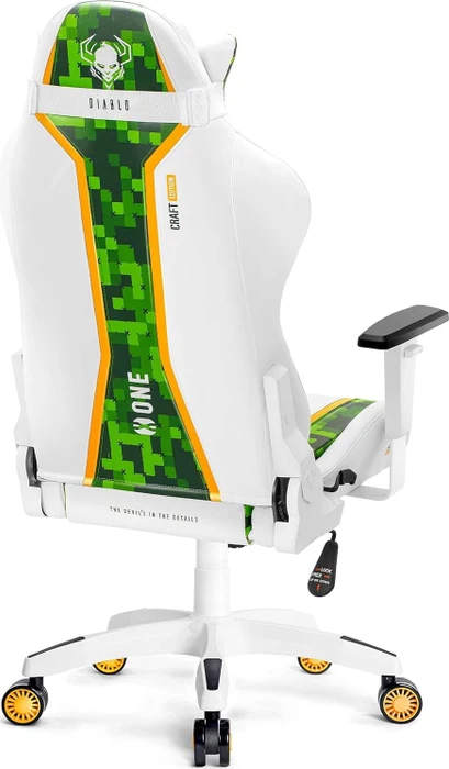 Diablo Chairs X-One 2.0 King Gamingstuhl, Craft Edition, weiß/grün