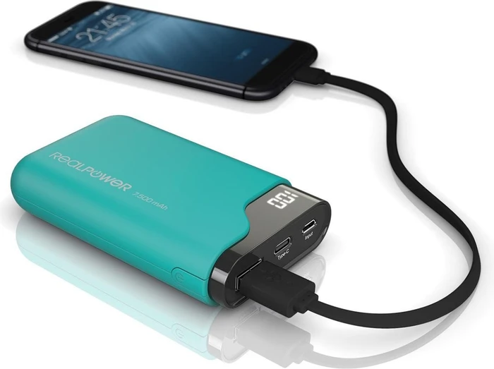 Ultron Powerbank RealPower PB-7500C grün