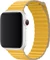 Apple Lederarmband mit Schlaufe Medium für Apple Watch 44mm sonnengelb Vorschaubild
