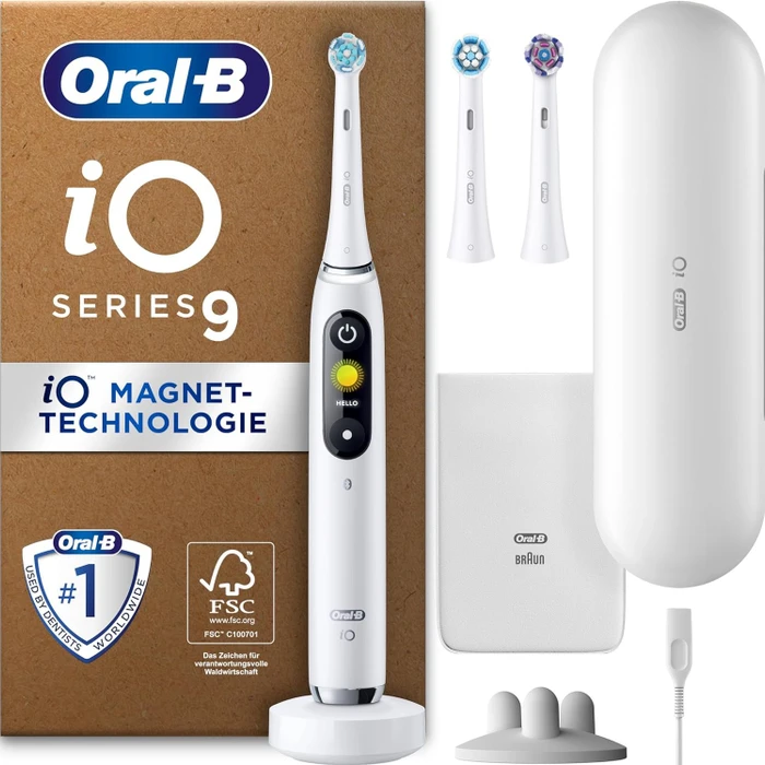 Oral-B iO Series 9 Plus Edition white alabaster