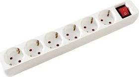 Value Steckdosenleiste mit Schalter, 6-fach, 1.5m