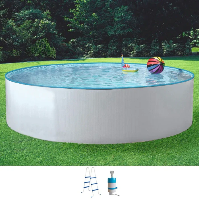 myPool Standard Stahlwandpool 3-Teile Set rund 360x90cm