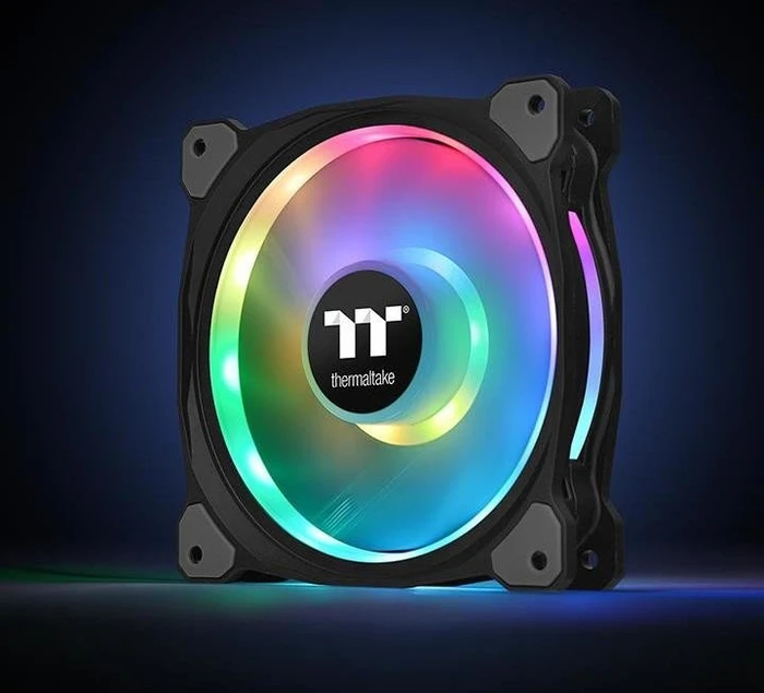 Thermaltake Riing Duo 14 LED RGB Radiator TT Premium Edition, LED-Steuerung, 140mm, 3er-Pack