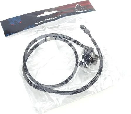 Phobya Temperatursensor G1/4" 2-Pin, schwarz vernickelt