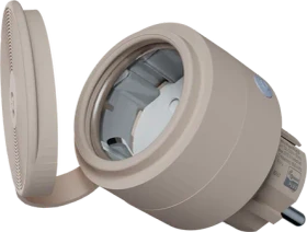 Shelly Wave Outdoor Plug S LR, braun, 2500W, Smart-Steckdose