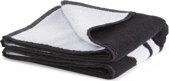Puma Team Towel Small Handtuch schwarz/weiß