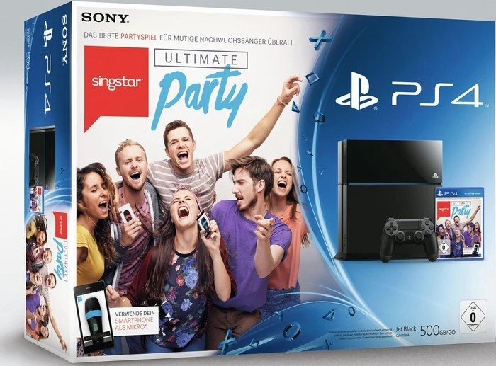 Sony PlayStation 4 - 500GB SingStar Ultimate Party Bundle schwarz
