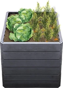 Garantia Ergo Quadro S50 Hochbeet 60x60cm wood