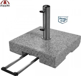 Doppler Active Trolley Granitplatte Sonnenschirmständer 70kg 56x56cm