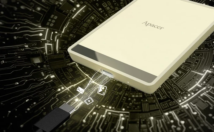 Apacer AS724, 1TB, USB-C 3.1