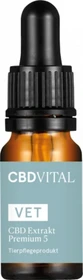 CBD VITAL Vet CBD, 5 Extra Premium, Hanföl, 10ml