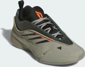 adidas Dame 9 silver pebble/legend ivy/impact orange