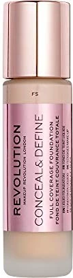 Revolution Beauty Conceal & Define Foundation F5, 23ml