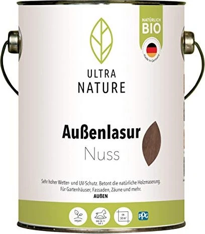 Ultra Nature Außen-Lasur nuss, 2.5l