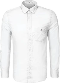 Gant Regular Fit Classic Popeline Hemd langarm weiß (Herren)
