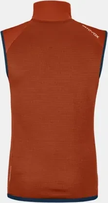 Ortovox Fleece Grid Funktionsweste clay orange (Herren)