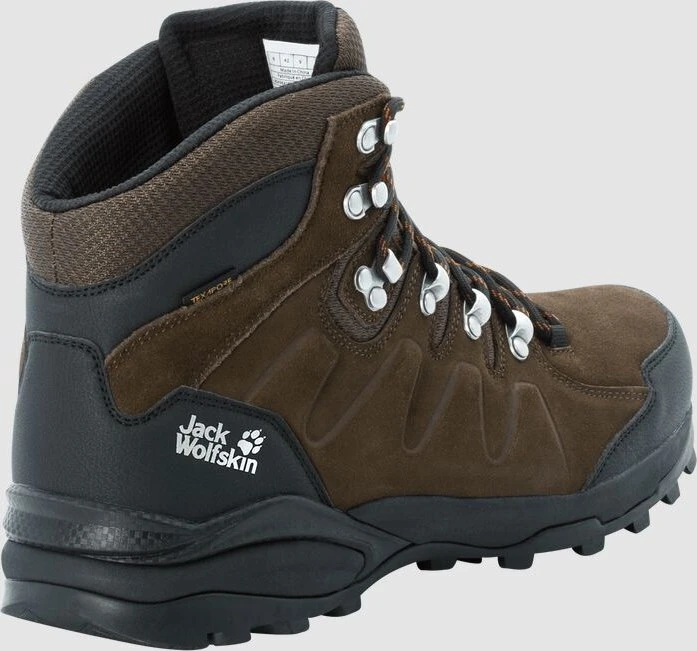 Jack Wolfskin Refugio Texapore Mid brown/phantom (Herren)