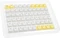 Ducky x Fallout Vault-Tec Keycap Set, Kunststoff (PBT) Double-Shot, weiß/gelb, 132 Tasten, ISO-DE Vorschaubild