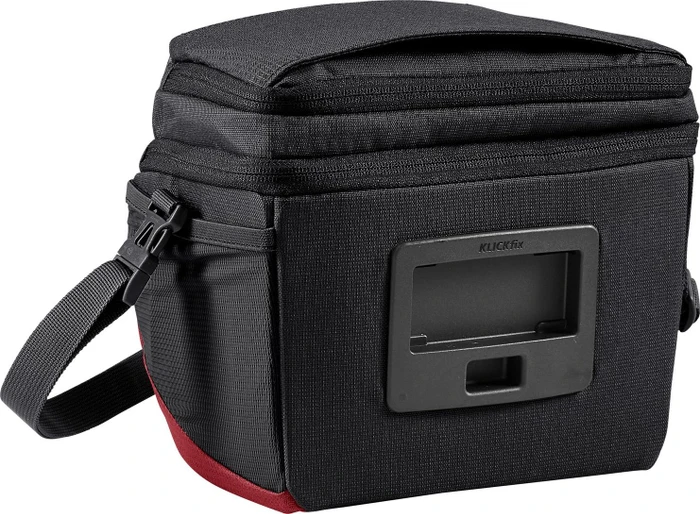 Vaude OnTour Box M Lenkertasche black/carmine