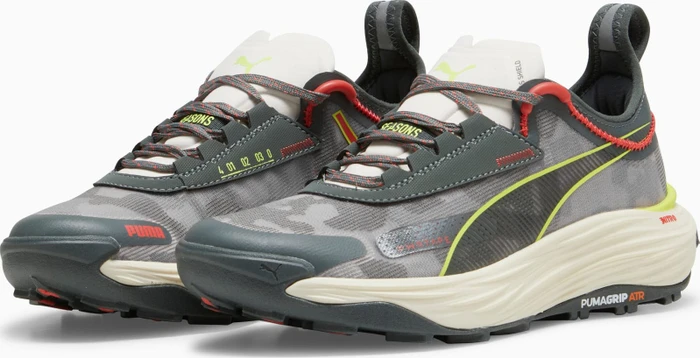 Puma Voyage Nitro 3 mineral gray/active red/lime pow (Damen)