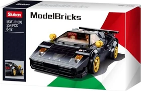 Sluban Model Bricks Italian Bull Sports Car