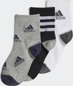 adidas Graphic Socken black/white/medium grey heather, 3 Paare (Junior)