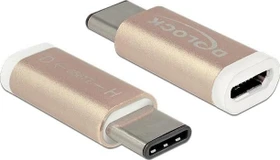 DeLOCK Adapter USB-C 2.0 [Stecker]/USB-A 2.0 [Buchse], braun (65677)