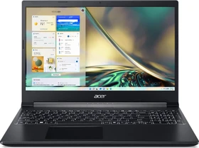 Acer Aspire 7 A715-43G-R0BR, schwarz, Ryzen 5 5625U, 8GB RAM, 512GB SSD, GeForce RTX 3050, DE