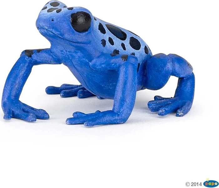Papo Wildtiere der Welt - Blauer äquatorial Frosch