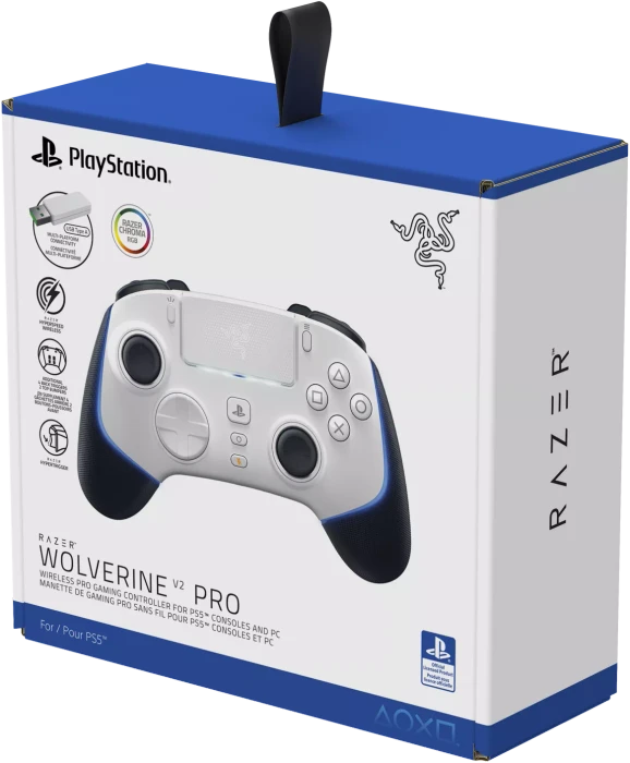 Razer Wolverine V2 Pro Controller weiß (PS5/PC)