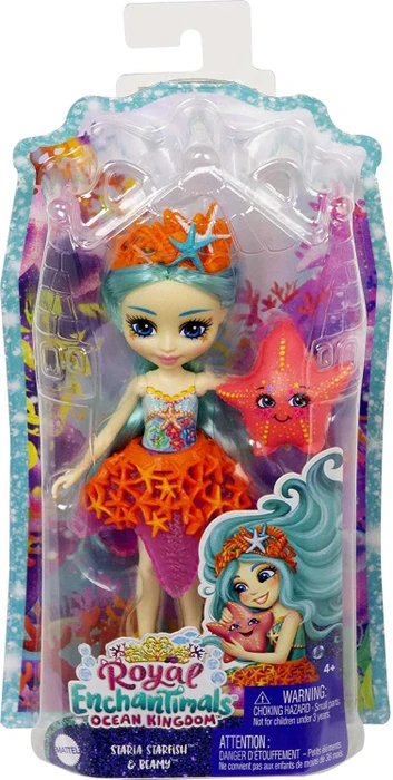 Mattel Royal Enchantimals Ocean Kingdom - Staria Starfish & Beamy