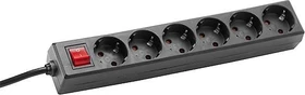 Bachmann Selly, 6-fach, Schalter, 1.5m, schwarz