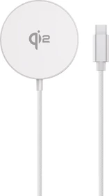 eSTUFF Magnetic Wireless Charger QI2 15W weiß/grau