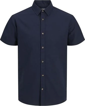 Jack & Jones Comfort Fit Hemd kurzarm navy blazer (Herren)
