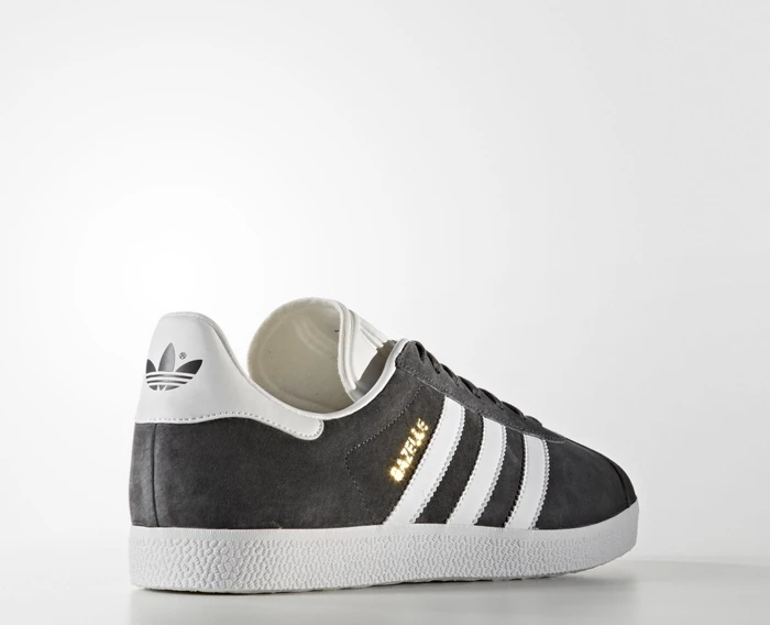 adidas Gazelle solid grey/white/gold met (Herren)