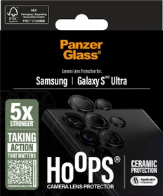 PanzerGlass Hoops Ceramic Lens Protector für Samsung Galaxy S25 Ultra