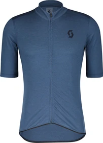 Scott Gravel Merino Trikot kurzarm metal blue/dark blue (Herren)