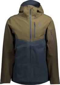 Scott Explorair 3L Skijacke earth brown/dark blue (Herren)
