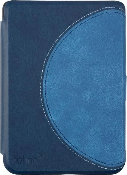 tolino shine Slim Cover, PU, semicircle blue