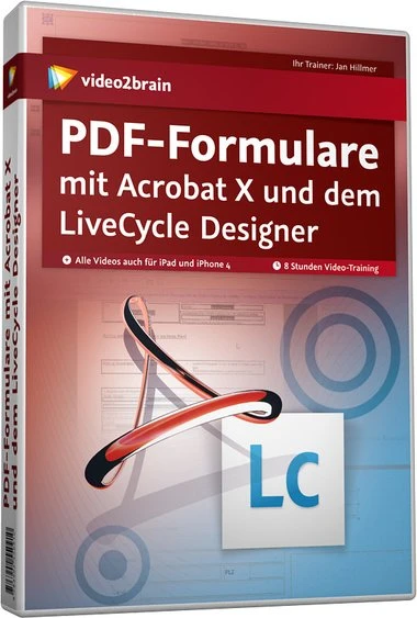 video2brain PDF-Formulare mit Acrobat X und LiveCycle Designer (deutsch) (PC/MAC)