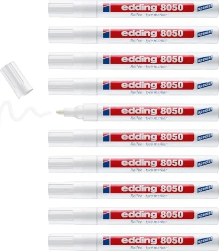 edding 8050 Reifenmarker weiß
