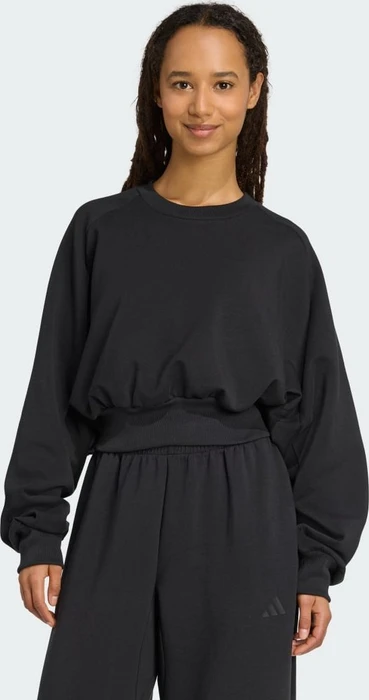 adidas Weiches Lux Loose Sweatshirt schwarz (Damen)