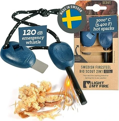 Light my Fire Swedish FireSteel BIO scout 2in1 Feueranzünder