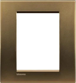 Bticino Livinglight Abdeckrahmen 1-fach, bronze