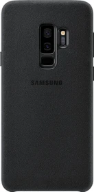 Samsung EF-XG965AB Alcantara Cover für Galaxy S9+ schwarz